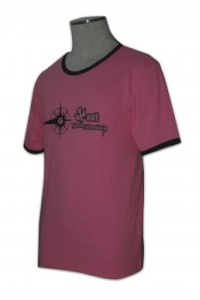T158 訂做班t-shirt  訂團體班衫  設計tee款式公司     粉紅色